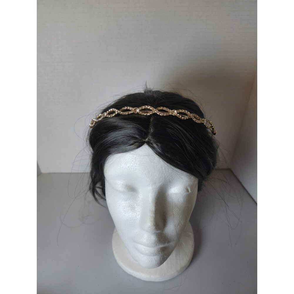 Gold Tone With Rinestones Head Band